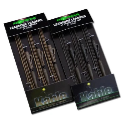 Image of Korda Leadcore Leader Hybrid Lead Clip QC Swivel Weed Carp rig