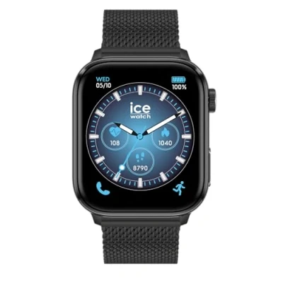 Image of Ice Watch Milanese Amoled Smartwatch, Size: One Size, Black