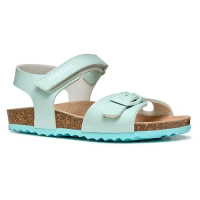Image of Geox Adriel GIRL Sandals for kids, Size: 11K, Watersea High quality imitation leather