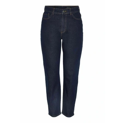 Image of Noisy May Women&#039;s Jean Pants, Dark Blue Denim/Detail:rhinsewash, 32W / 32L