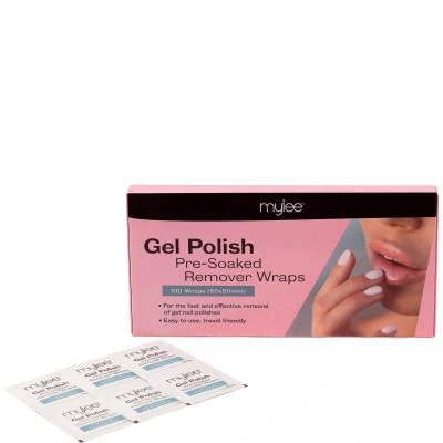 Image of Mylee Pre Soaked Gel Remover Wipes (100 Wipes)