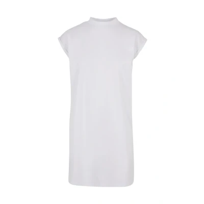 Image of Urban Classics Turtle Extended Shoulder Jersey dress, Women&#039;s, Size: XS, White