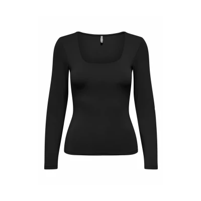 Image of ONLY Long sleeved top, Women&#039;s, Size: XS, Black