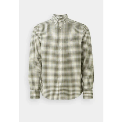 Image of GANT Classic Shirt, Men&#039;s, Size: Medium, Moss green