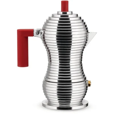 Image of Alessi Percolator Pulcina MDL02/1 R Red 1 cup by Michele De Lucchi