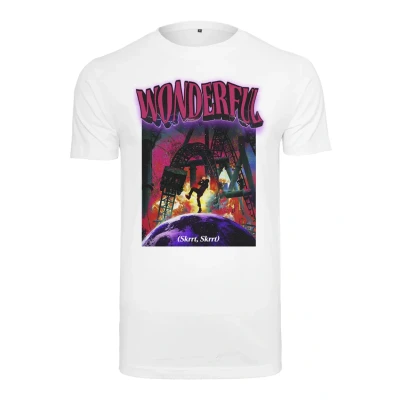 Image of Mister Tee Herren Wonderful T Shirt, White, L, L