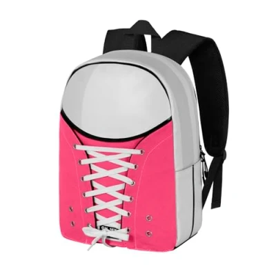 Image of Oh My Pop! Fuchsia Sneakers Backpack, Fuchsia, 30 x 43 cm, Capacity 19 L, One Size, Backpack