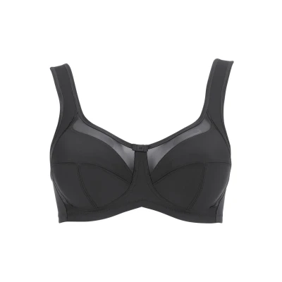 Image of Anita Comfort Women&#039;s Relief Clara Bra Adjustable Straps, Black, 34C