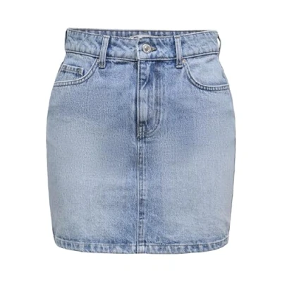 Image of ONLY Mini skirt, Women&#039;s, Size: XL, Light blue denim