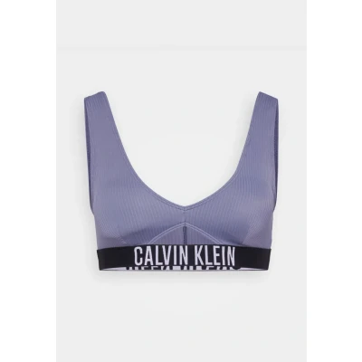 Image of Calvin Klein Swimwear Bralette Bikini top, Women&#039;s, Size: Small, Grisaille