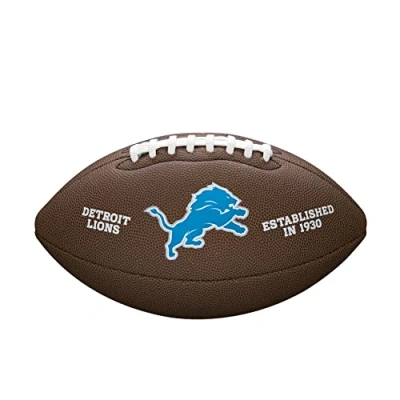 Image of Wilson Sporting Goods NFL Team Logo Composite Football, Official New Orleans Saints