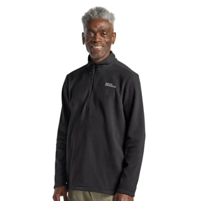 Image of Jack Wolfskin Taunus Fleece jumper, Men&#039;s, Size: Medium, Black