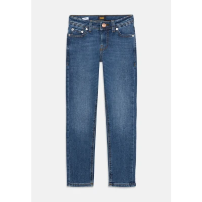Image of Jack &amp; Jones Junior Jjiglenn Jjoriginal Slim fit jeans for kids, Size: 16y, Blue denim