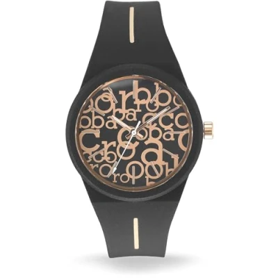 Image of Roccobarocco JAM 35 MM Watch for kids, Size: One Size, Black&amp;rosegold