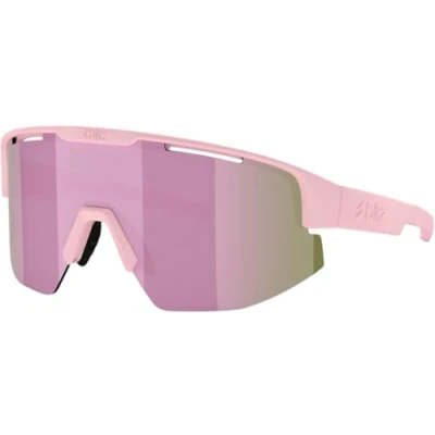 Image of Bliz Matrix Small Sunglasses 2025 Matte Powder Pink/Brown Rose Multicoloured