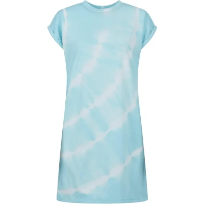 Image of Urban Classics TIE DYE Jersey dress, Women&#039;s, Size: 5XL, Aqua blue