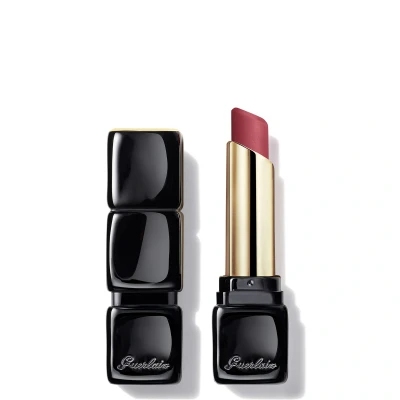 Image of Guerlain Kisskiss Tender Matte 16 Hour Comfort Lightweight Luminous Lipstick 2.8g (Various Shades) 219 Rose
