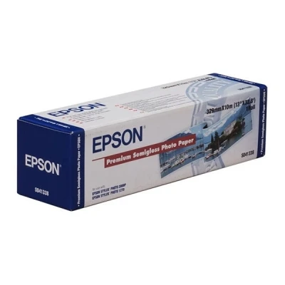Image of Epson S041338, 250gsm, 13&#039;&#039;, 10m roll, Premium Semigloss Photo Paper