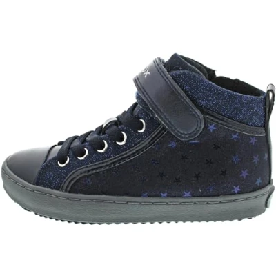 Image of Geox J Kalispera Girl I Sneaker, Blue, 10 UK Child, Child