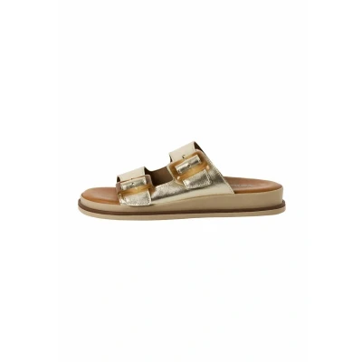 Image of Tamaris Mules, Women&#039;s, Size: 36, Light gold met shoes