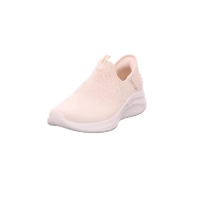 Image of Skechers Women&#039;s ULTRA FLEX 3.0 COZY STREAK, Natural Knit Trim, 2.5 UK