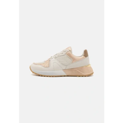 Image of Michael Kors Jaime Trainer Trainers, Women&#039;s, Size: 3, Cream Leather and textile