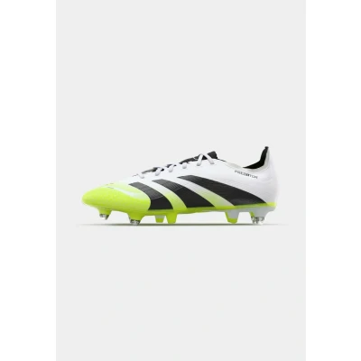 Image of adidas Performance Predator League SG Screwin stud football boots, Men&#039;s, Size: 12.5, Footwear white/core black/lucid lemon shoes
