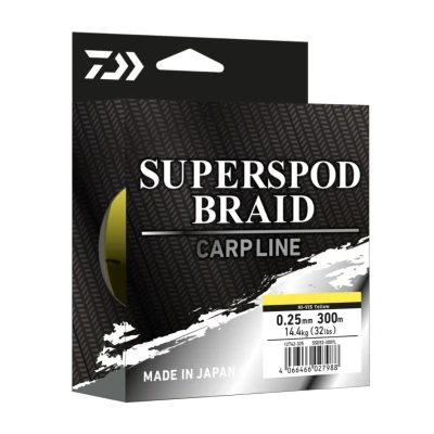 Image of Daiwa Superspod Braided line 0.25mm (300m) fishing