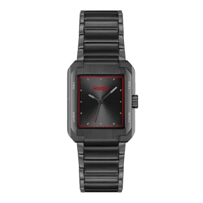 Image of HUGO #THRIVE Analog Watch, Men&#039;s, Size: One Size, Black