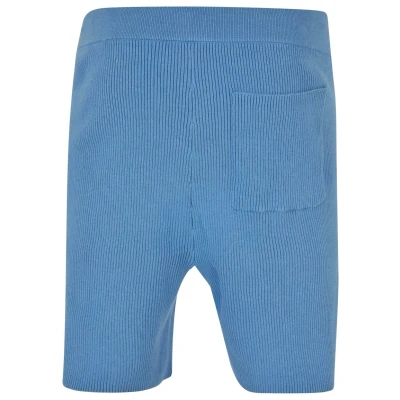 Image of Urban Classics Men&#039;s Ribbed Shorts, Horizonblue, S