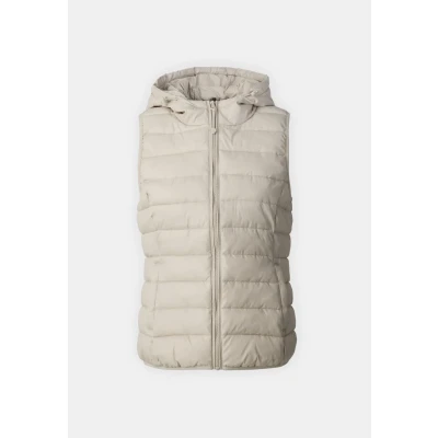 Image of ONLY Onlnewtahoe HOOD Waistcoat, Women&#039;s, Size: Small, Pumice stone