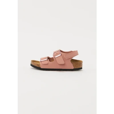 Image of Birkenstock Milano Sandals for kids, Size: 8.5K, Pink Leather