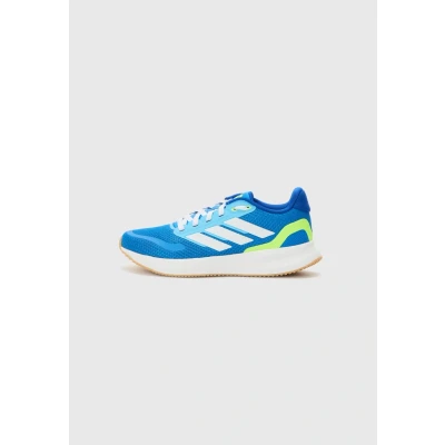 Image of adidas Unisex Kid&#039;s Runfalcon 5 Shoes, Bright Royal Ftwr White Lucid Lemon, 6 UK Child