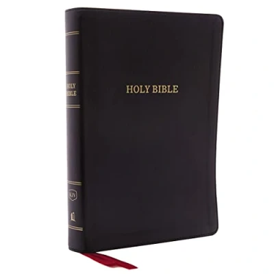 Image of KJV Holy Bible: Giant Print with 53,000 Cross References, Deluxe Black Leathersoft, Red Letter, Comfort Print: King James Version