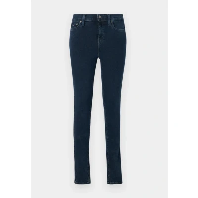 Image of Tommy Jeans NORA Skinny Fit, Women&#039;s, Size: 24x28, Denim blue black