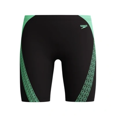 Image of Speedo Boy&#039;s Hyperboom Splice Jammer Swimming Trunks Chlorine Resistant Quick Drying Stretch Fabric Comfort Fit Swimwear (Pack of 1)