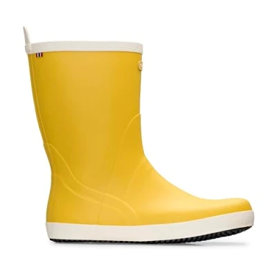 Image of Viking Seilas Unisex Wellies, Size: 3.5, Yellow Natural rubber
