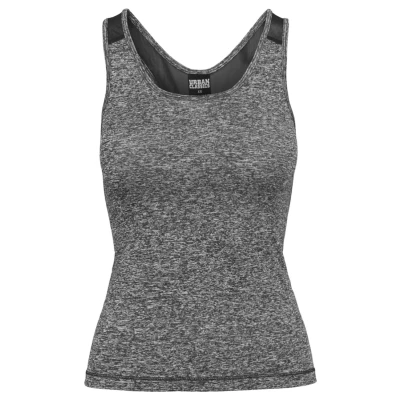 Image of Urban Classics Top, Women&#039;s, Size: Large, Grey/ white
