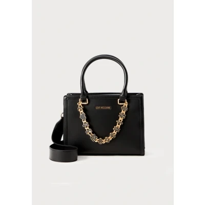 Image of Love Moschino Dangling Handbag, Women&#039;s, Size: One Size, Black
