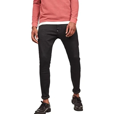 Image of G STAR Revend Skinny Jeans Fit, Men&#039;s, Size: 40x34, Pitch black