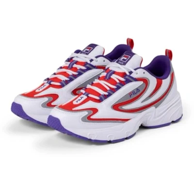 Image of Fila Women&#039;s Actix Wmn Sneaker, White Red, 8.5 UK