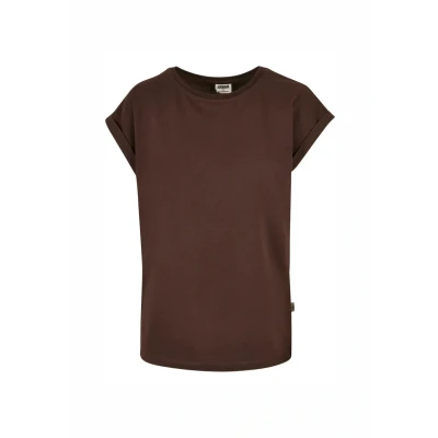 Image of Urban Classics Extended Shoulder TEE Basic Tshirt, Women&#039;s, Size: 5XL, Brown