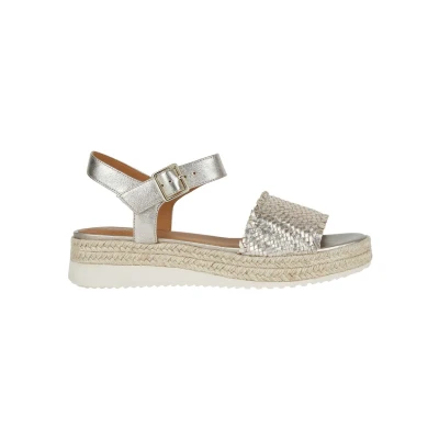 Image of Geox Espadrilles, Women&#039;s, Size: 2.5, Champagne Leather