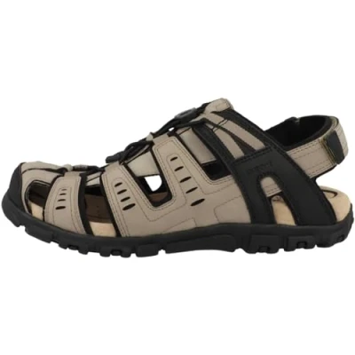 Image of Geox claro Walking sandals, Men&#039;s, Size: 11, Marron Synthetics