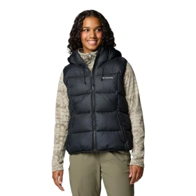 Image of Columbia PIKE LAKE Insulated VEST Waistcoat, Women&#039;s, Size: Small, Black