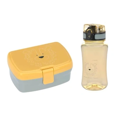 Image of Lässig Lunch About Friends LION SET box for kids, Size: One Size, Yellow
