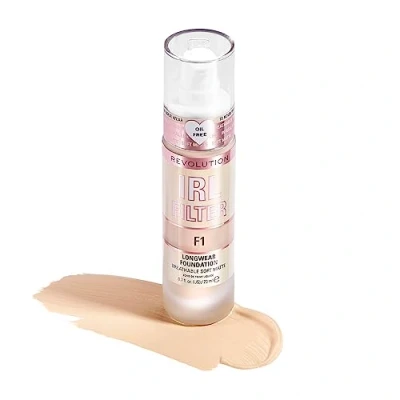 Image of Makeup Revolution IRL Filter Longwear Foundation 23ml (Various Shades) F1