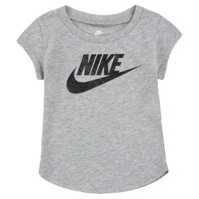Image of Nike Sportswear Futura TEE Print Tshirt for kids, Size: 12m, Grey heather