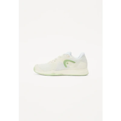 Image of Head Sprint TEAM 4.0 Clay court tennis shoes, Women&#039;s, Size: 4.5, Chalk white/light green Textile/synthetics