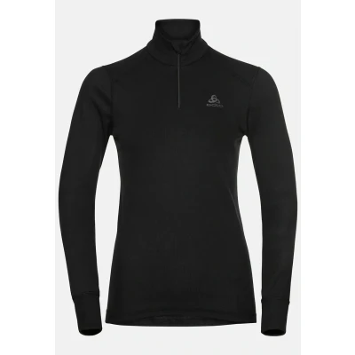 Image of ODLO Women&#039;s Functional Underwear Long Sleeve Shirt with Zipper Active Warm Eco (Pack of 1)